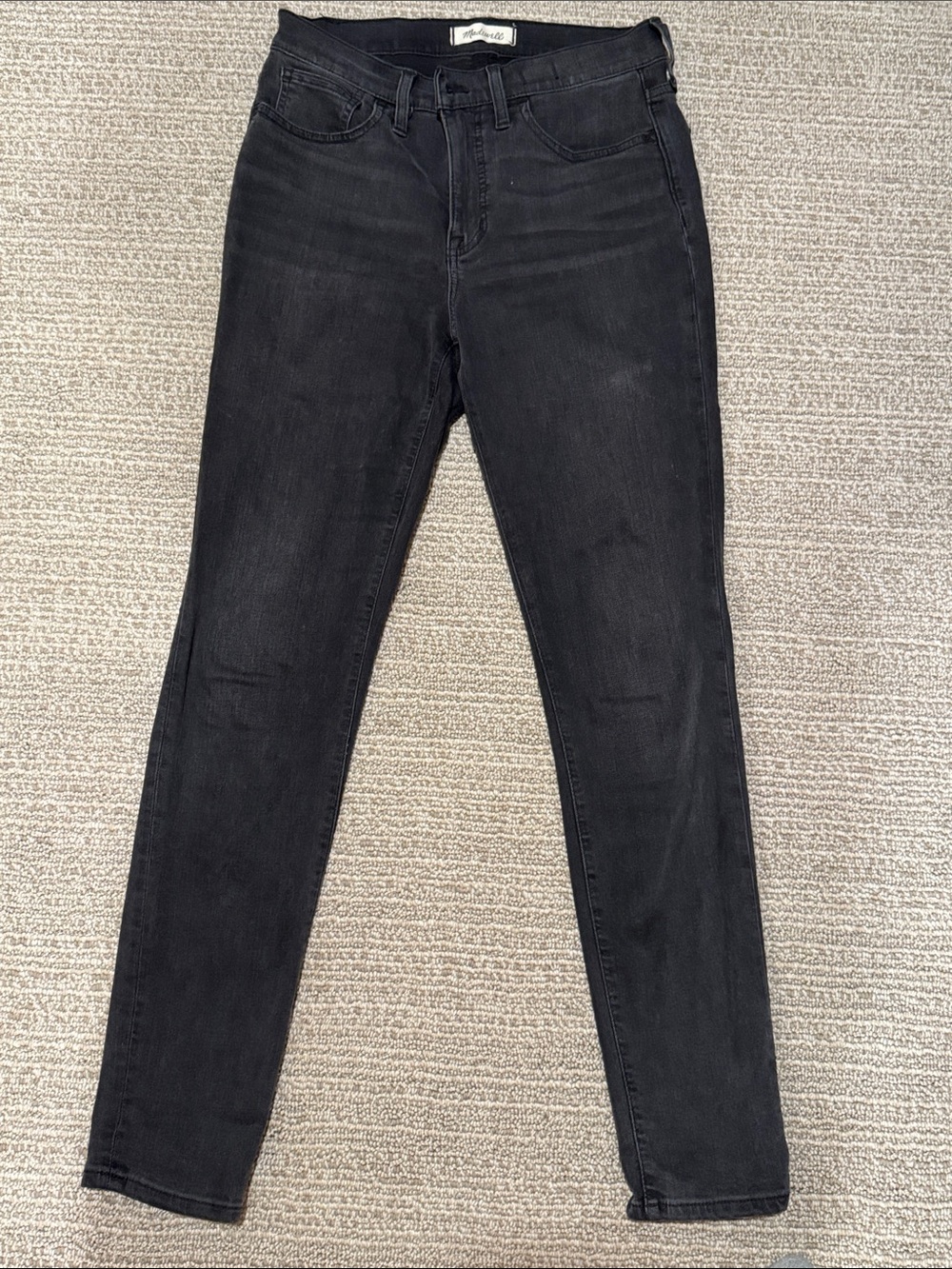 Madewell Roadteipper Black High-Rise Skinny Jeans